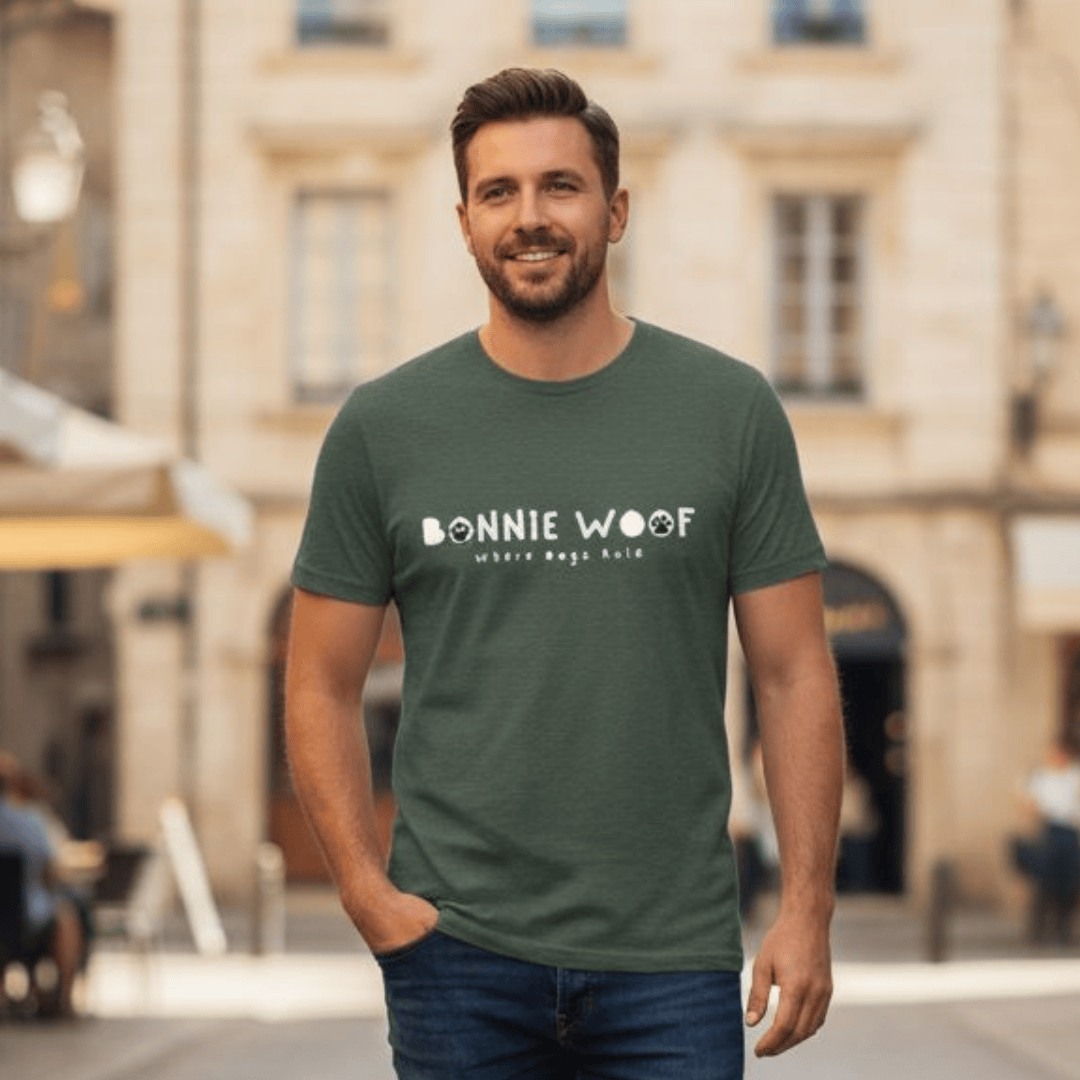 Bonnie Woof T-SHIRT Heather Forest / S Bonnie Woof T-shirt