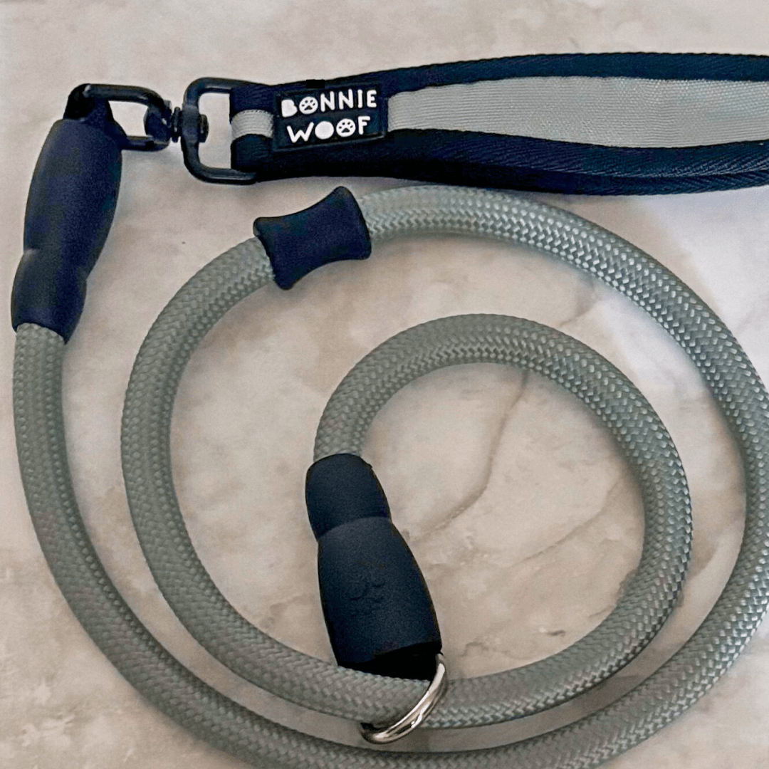 Bonnie Woof Grey/Green / 120cm Slip Lead