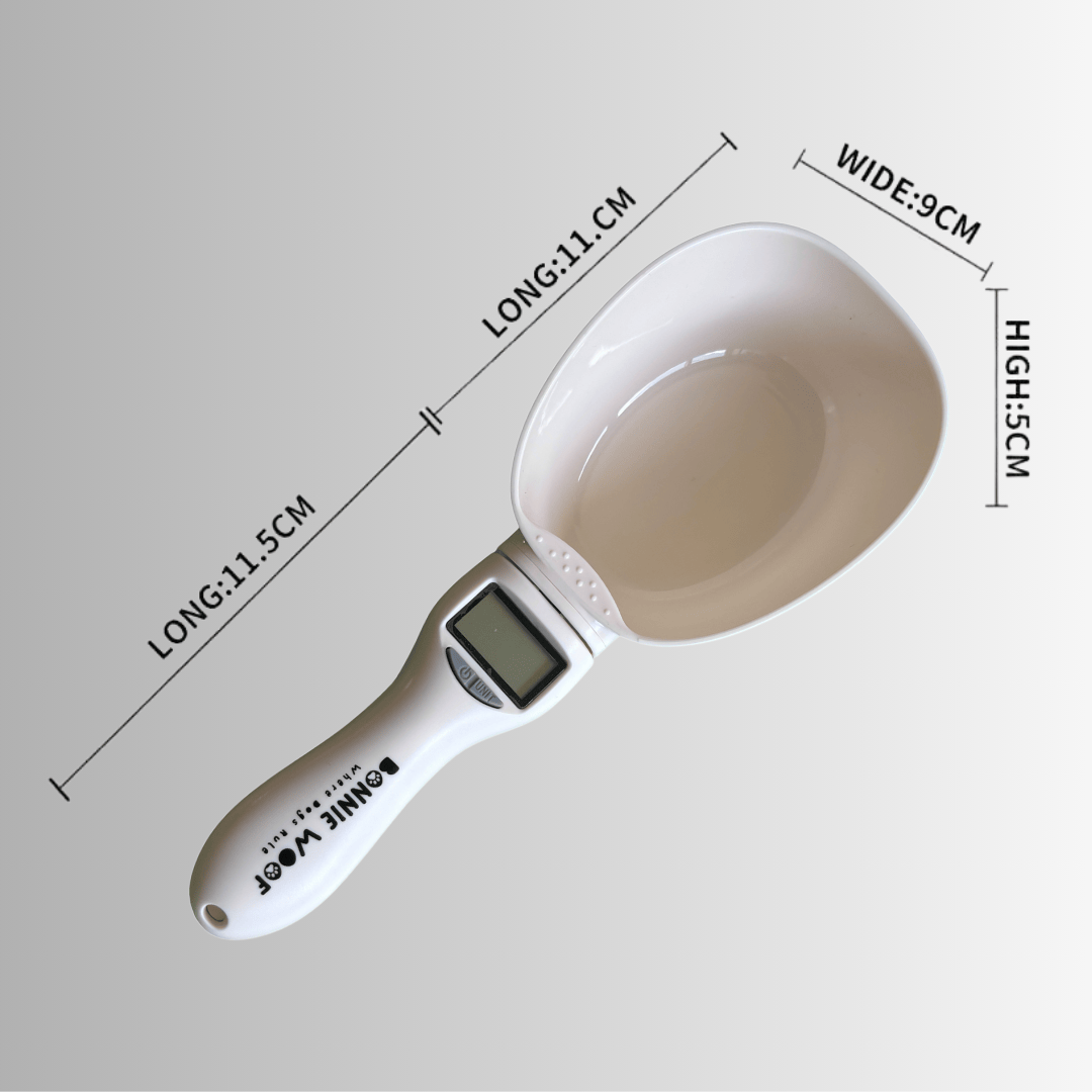Bonnie Woof White Digital Measuring Scoop