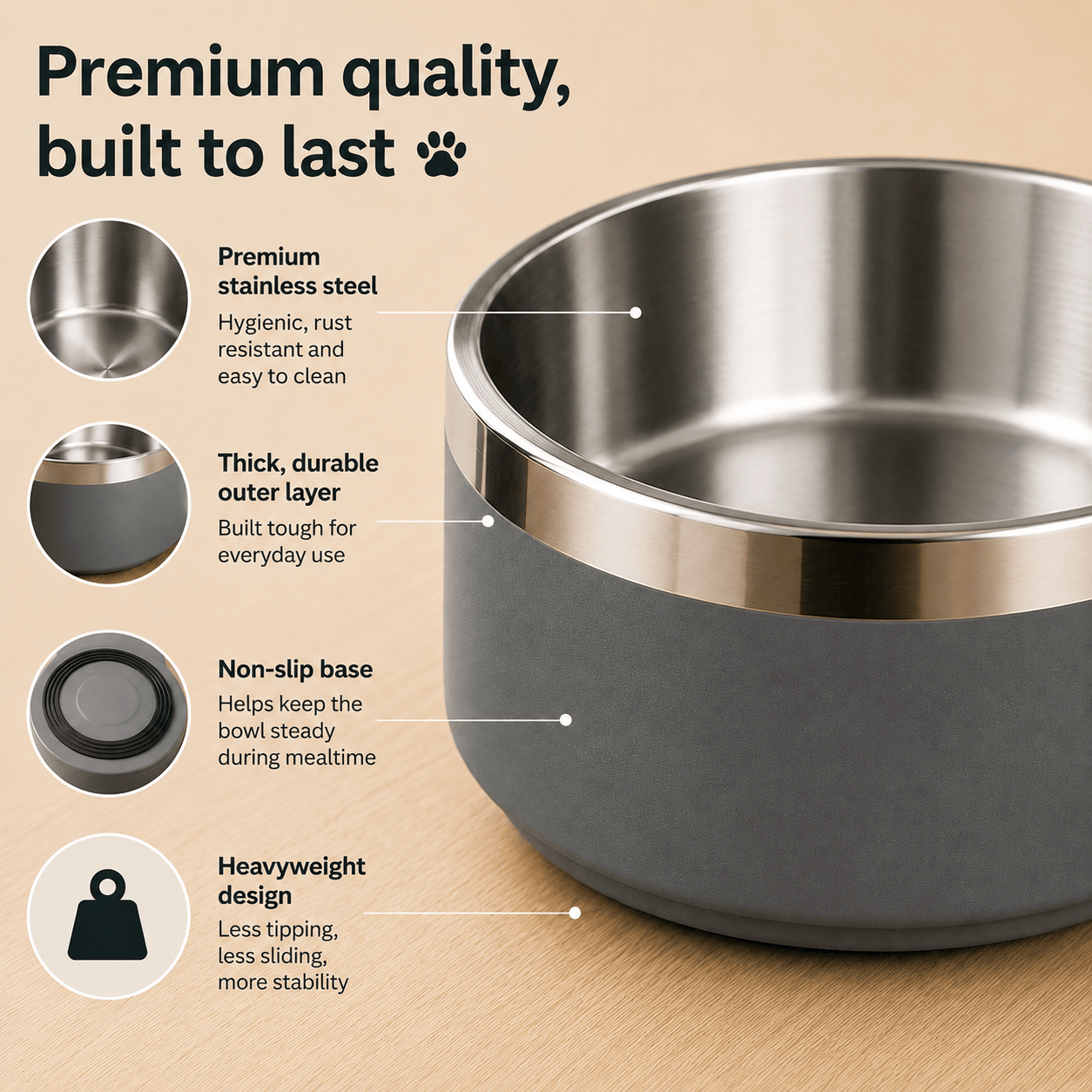 Bonnie Woof Dog Bowl
