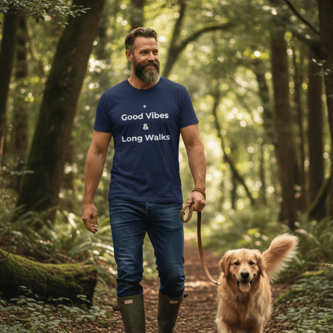 Bonnie Woof T-SHIRT Navy / S Good Vibes T-shirt