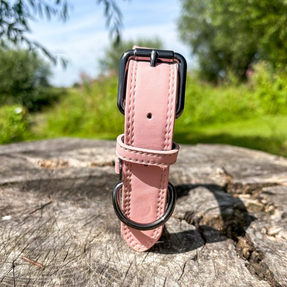 Bonnie Woof Leather Dog Collar