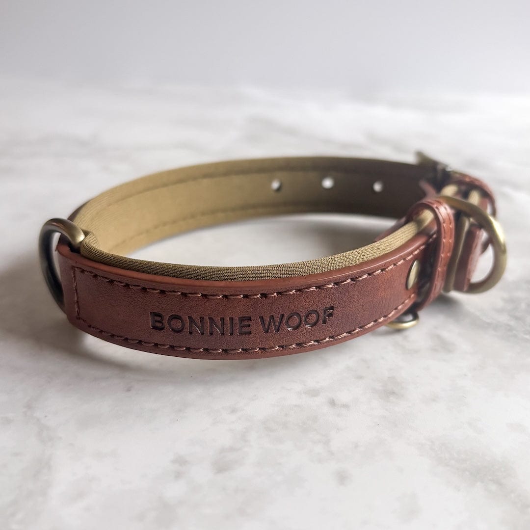 Bonnie Woof Padded Dog Collar