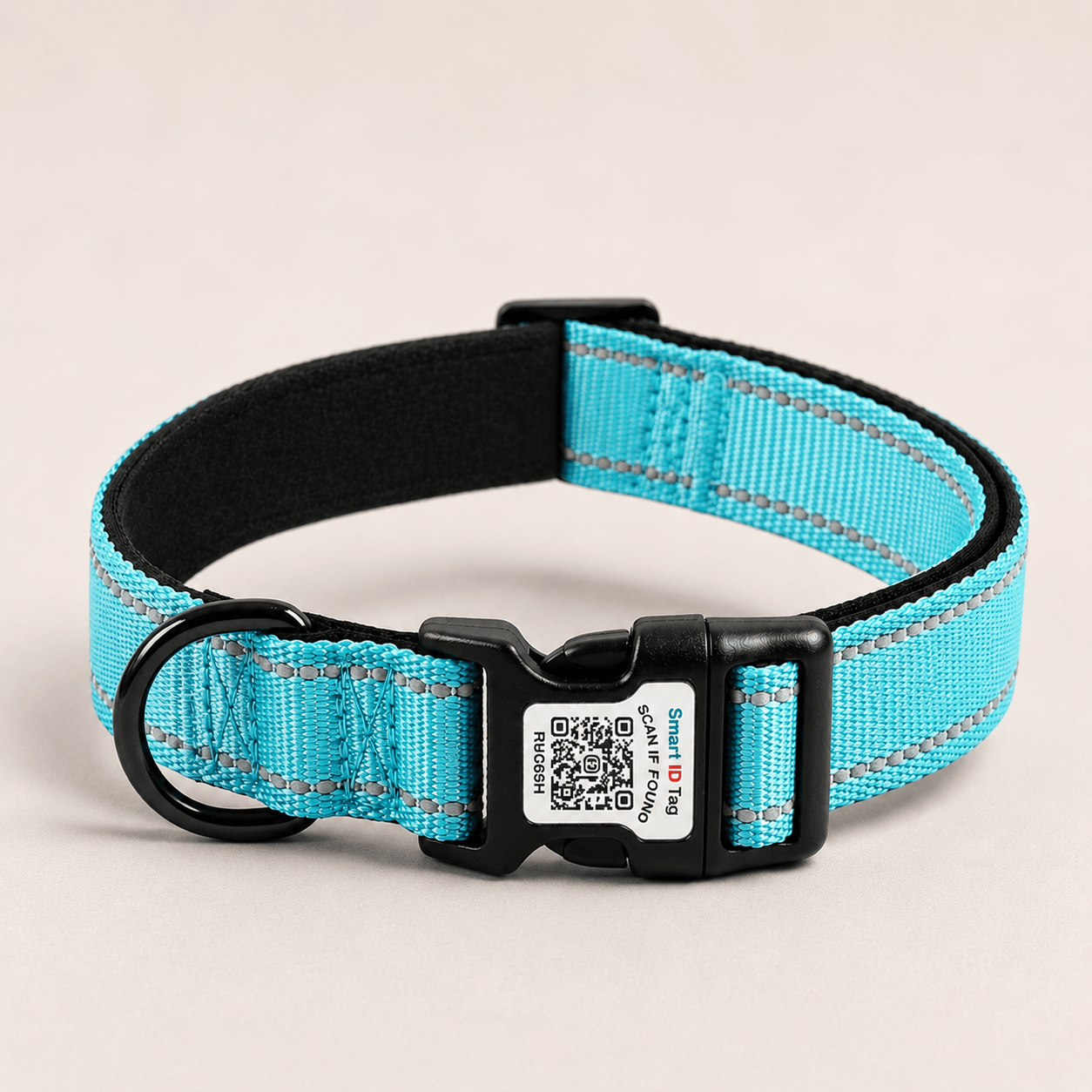 Bonnie Woof Turquoise / S (25-40cm) Smart ID Collar