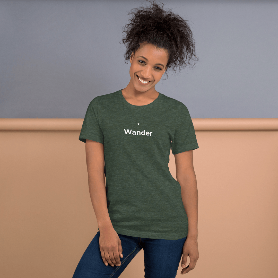 Bonnie Woof T-SHIRT Heather Forest / S Wander T-shirt