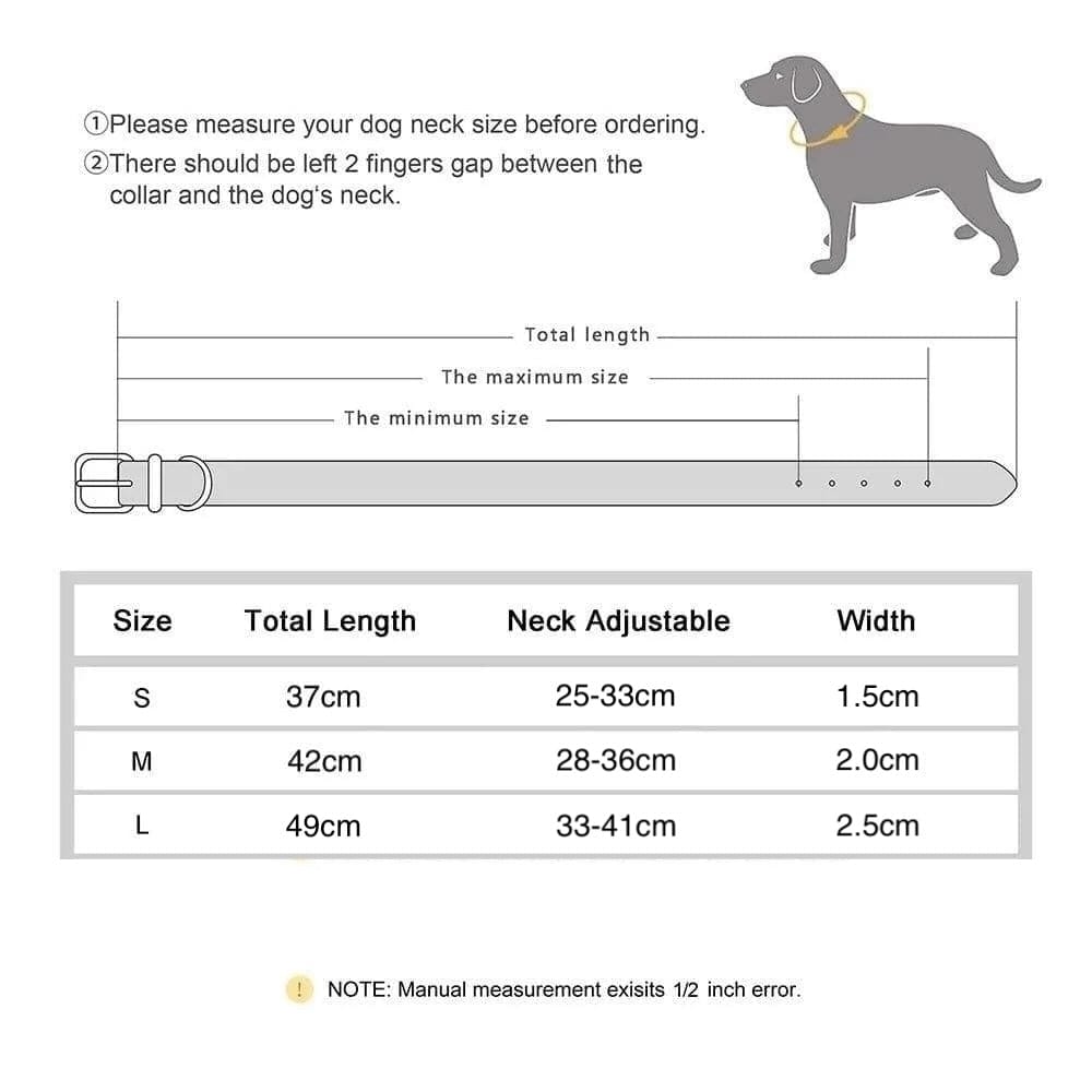 Bonnie Woof Waterproof Dog Collar