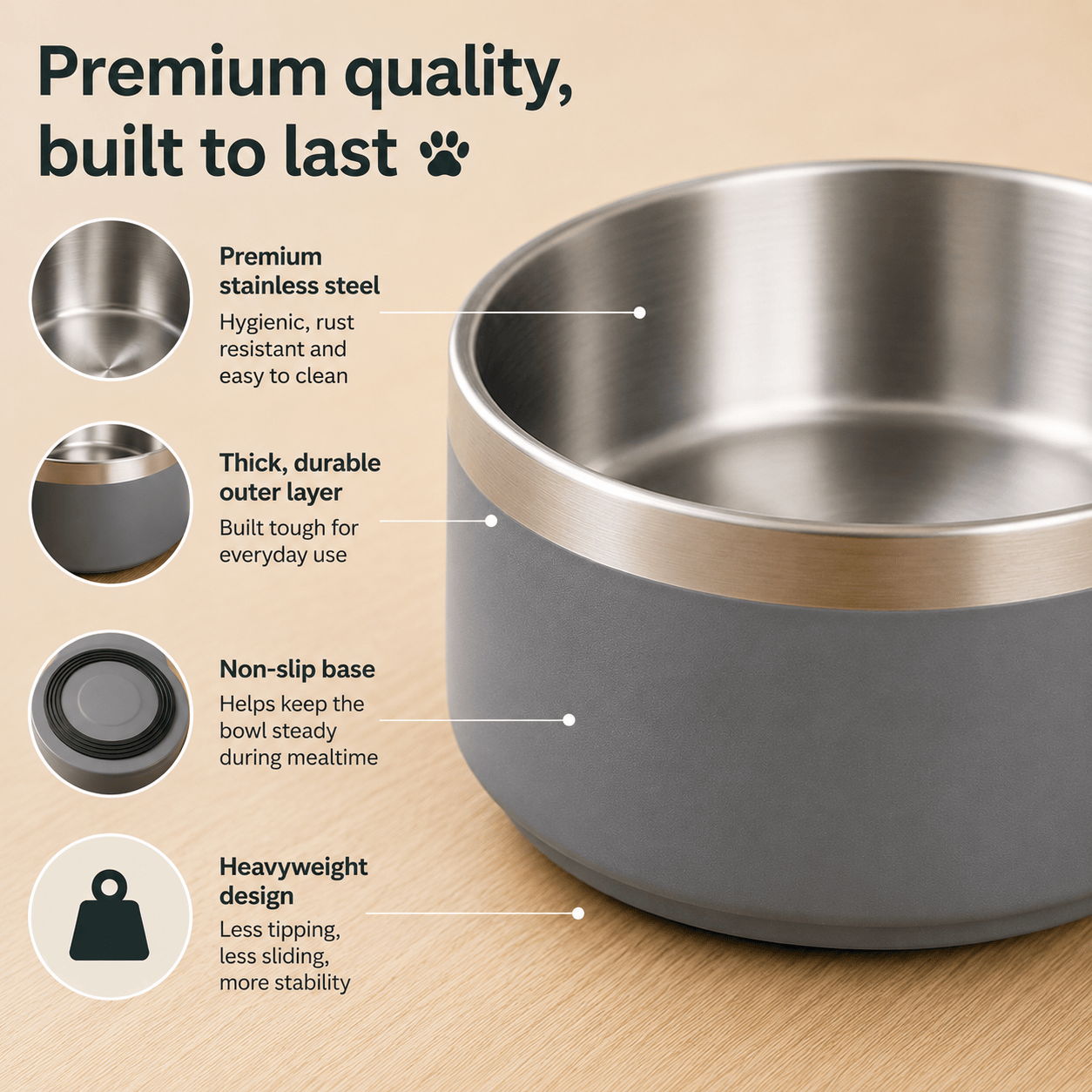Bonnie Woof Dog Bowl