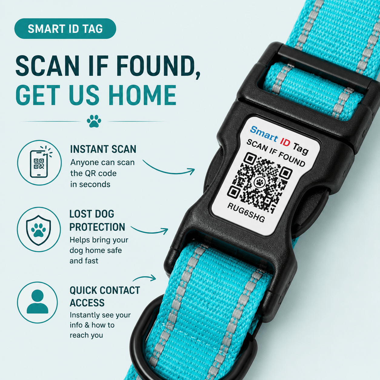 Bonnie Woof Smart ID Collar