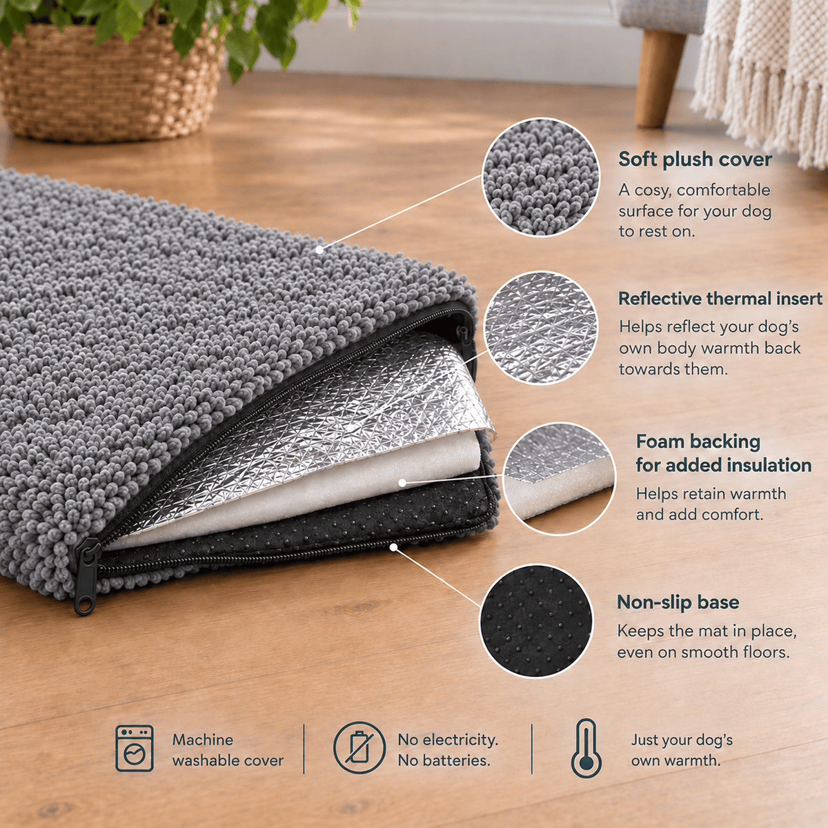 Bonnie Woof Dog Heating Mat