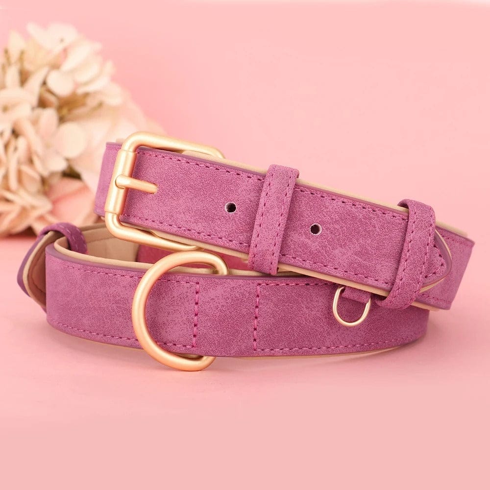 Bonnie Woof Pink / S (25-33cm) Soft Touch Collar