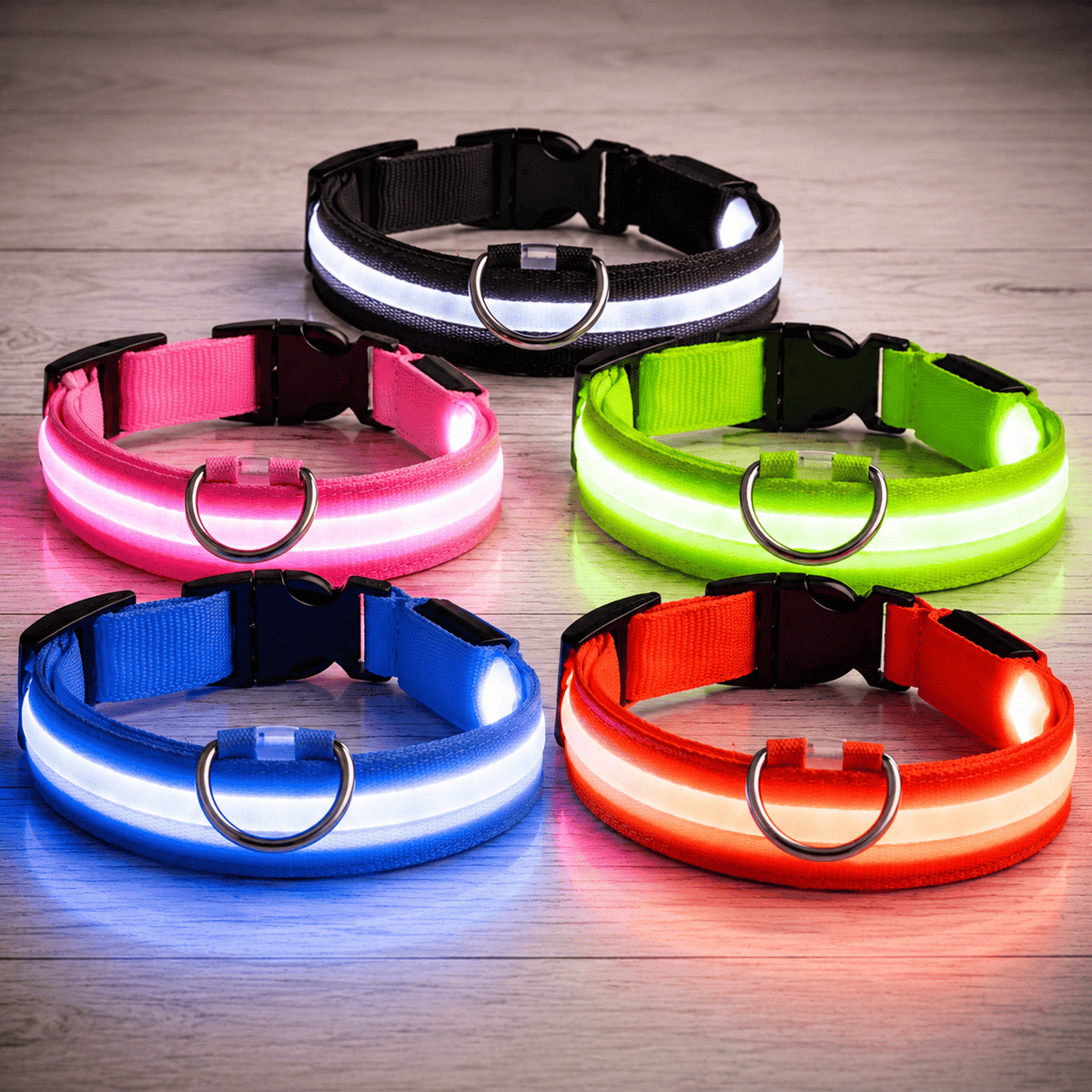 Bonnie Woof Stay Seen Collar