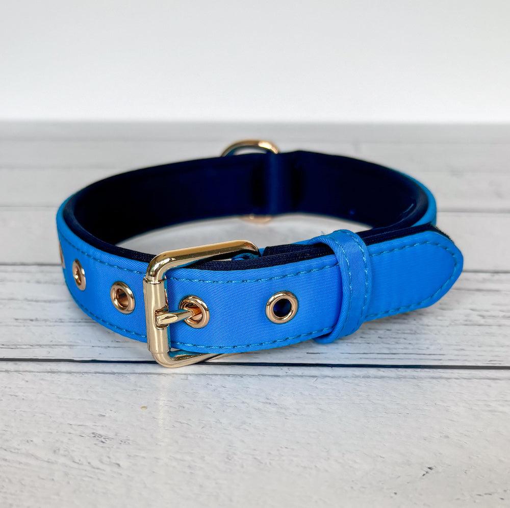 Bonnie Woof Blue / S Waterproof Dog Collar