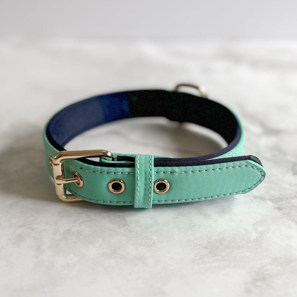 Bonnie Woof Green / S Waterproof Dog Collar